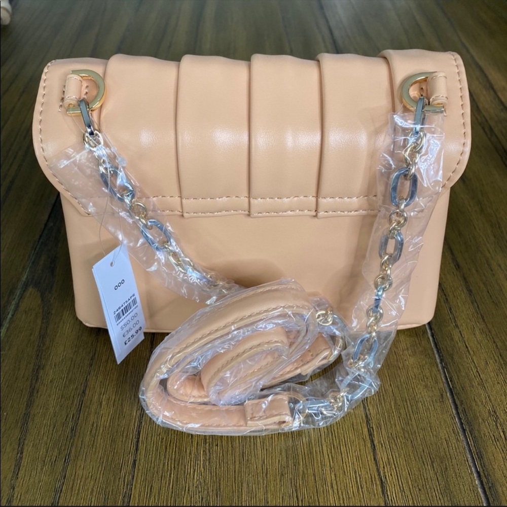 Topshop Shelley Trophy peach crossbody purse bag - Picture 5 of 9